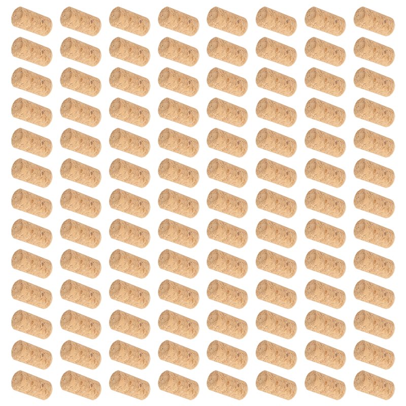 Wine Beer Type - 100Pcs Straight Wood Corks Wine Stopper