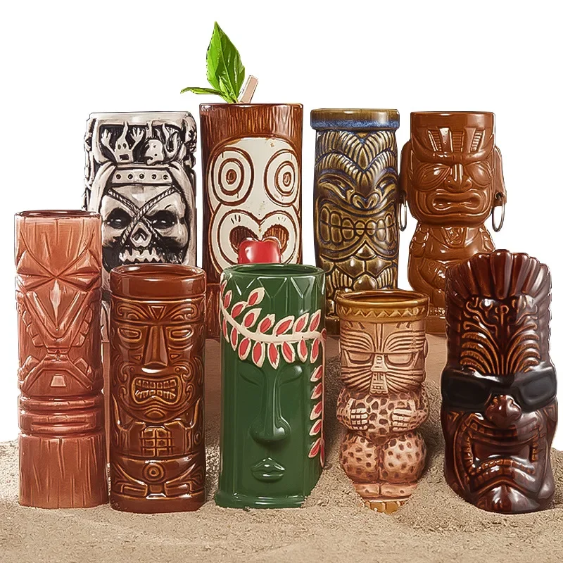 60 Type Hawaiian Tiki Mug Cera - Wine Beer Type recension och pris