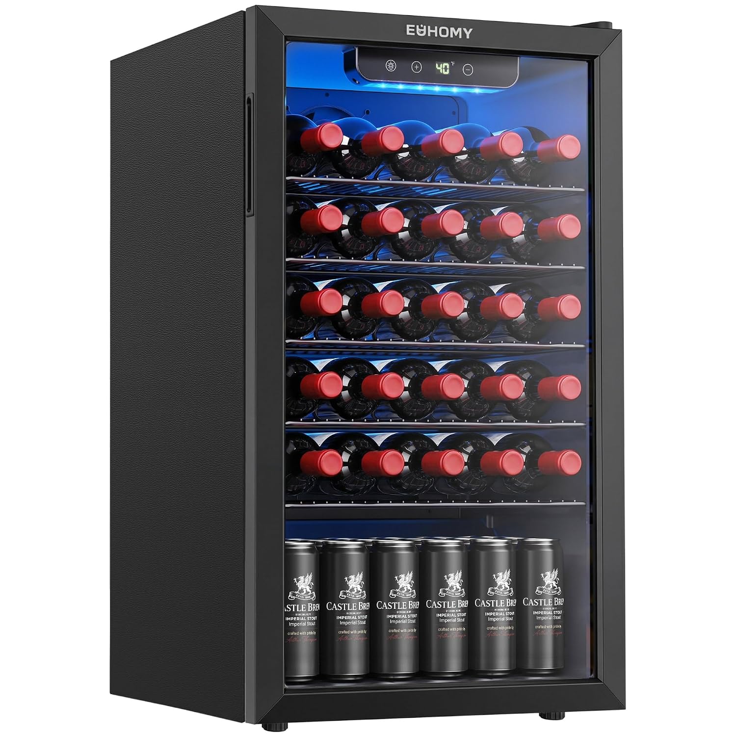 125 Can Beverage Cooler with G - Wine Beer Cooler Fridge recension och pris