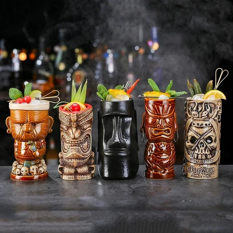 60 Types Ceramic Hawaii Tiki M - Wine Beer Type recension och pris