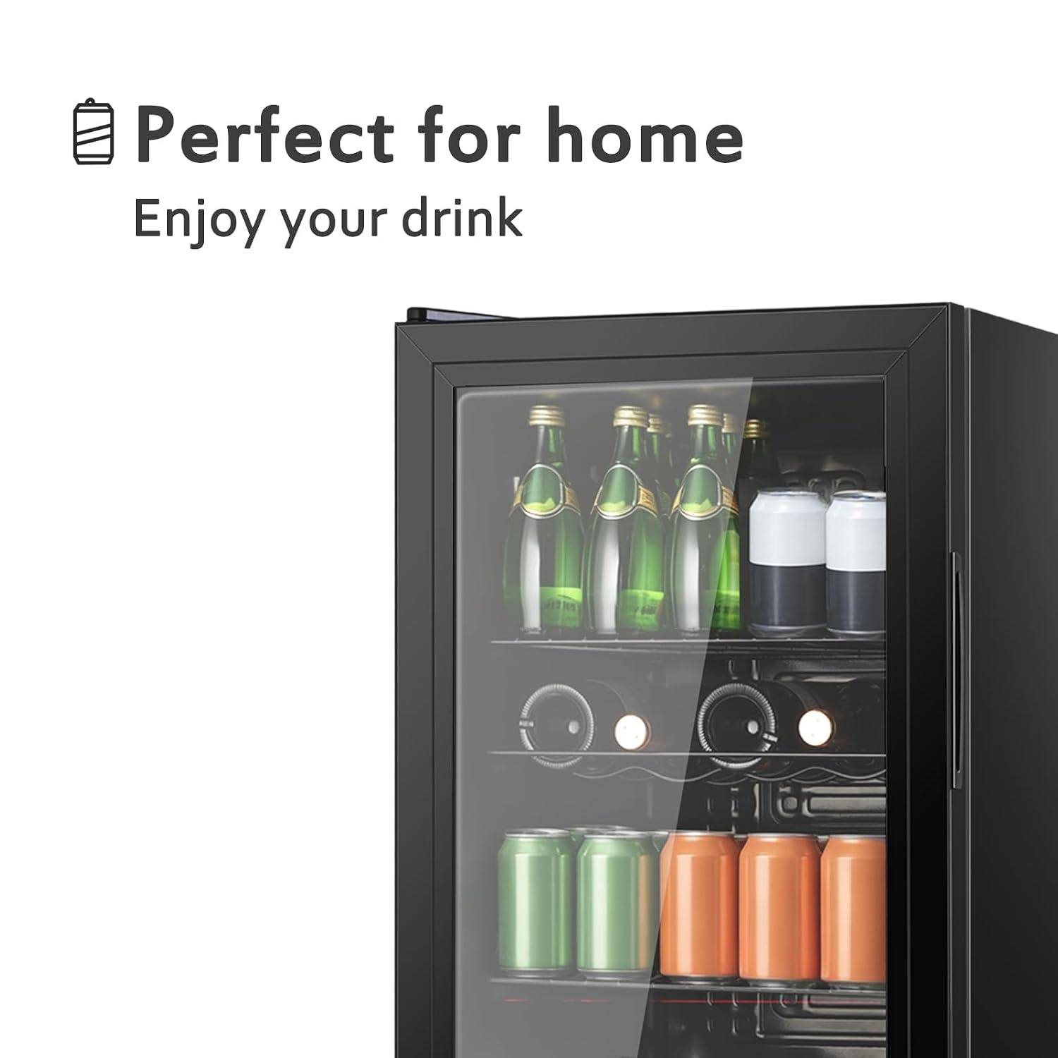 4.5 cu.ft Beverage Refrigerato - Wine Beer Cooler Fridge recension och pris