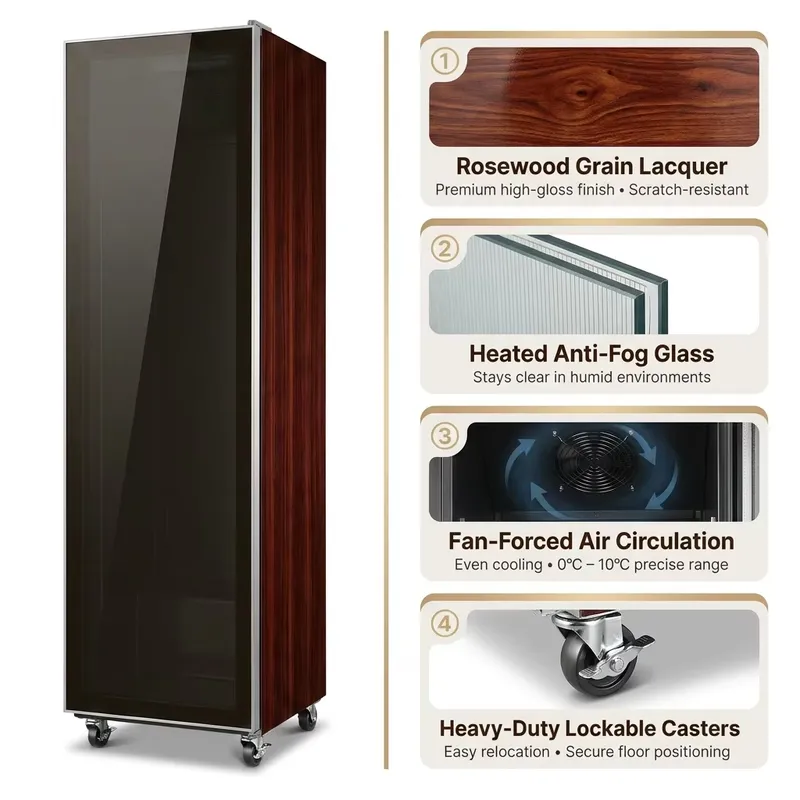 SFW Certificate Rosewood Finis - Wine Beer Cooler Fridge recension och pris