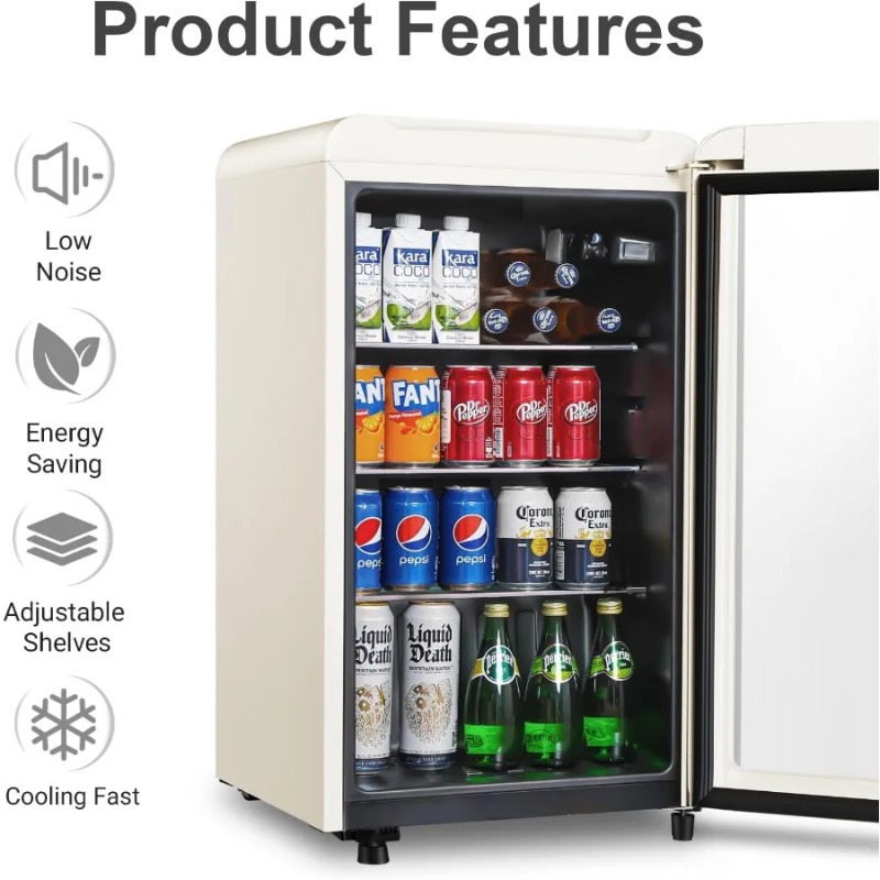Retro Beverage Refrigerator Co - Wine Beer Mini Fridge recension och pris