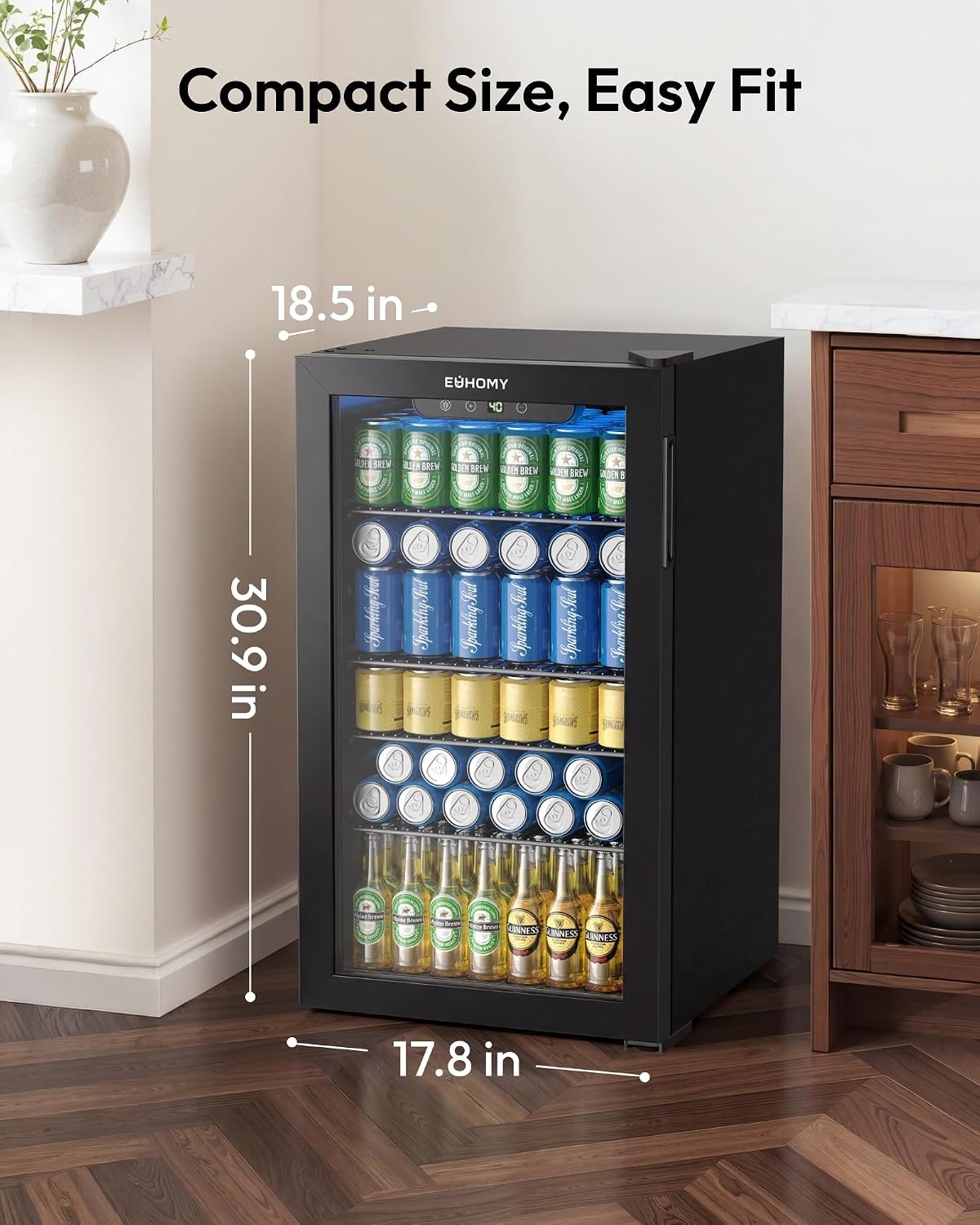 Mini Fridge 130 Can Beverage C - Wine Beer Mini Fridge recension och pris