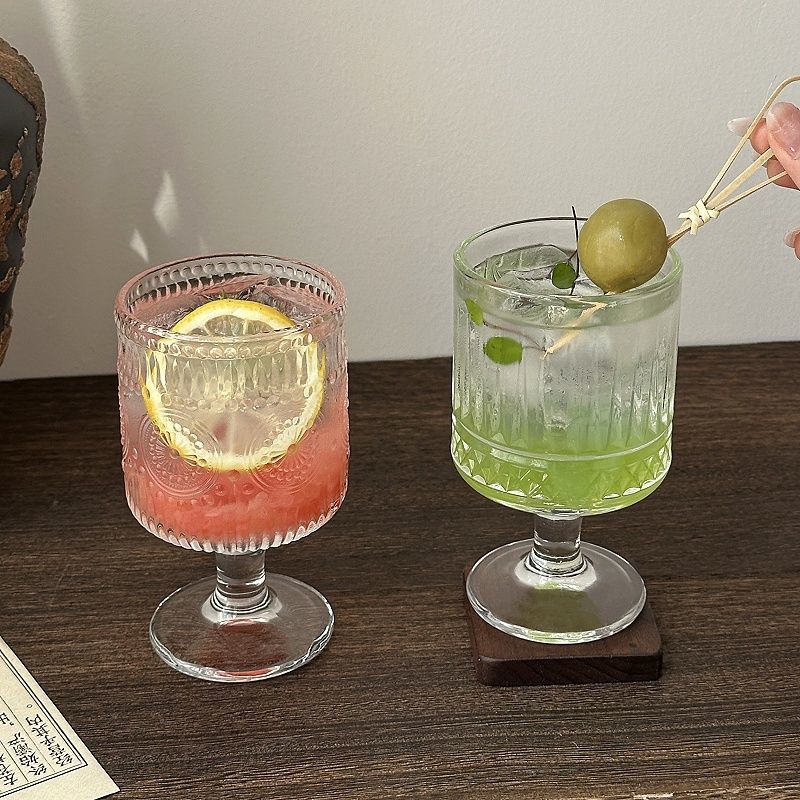 4pcs Set Vintage Embossed Mixe - Wine Mix With Beer recension och pris