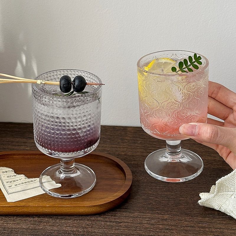 4pcs Set Vintage Embossed Mixe - Wine Mix With Beer recension och pris