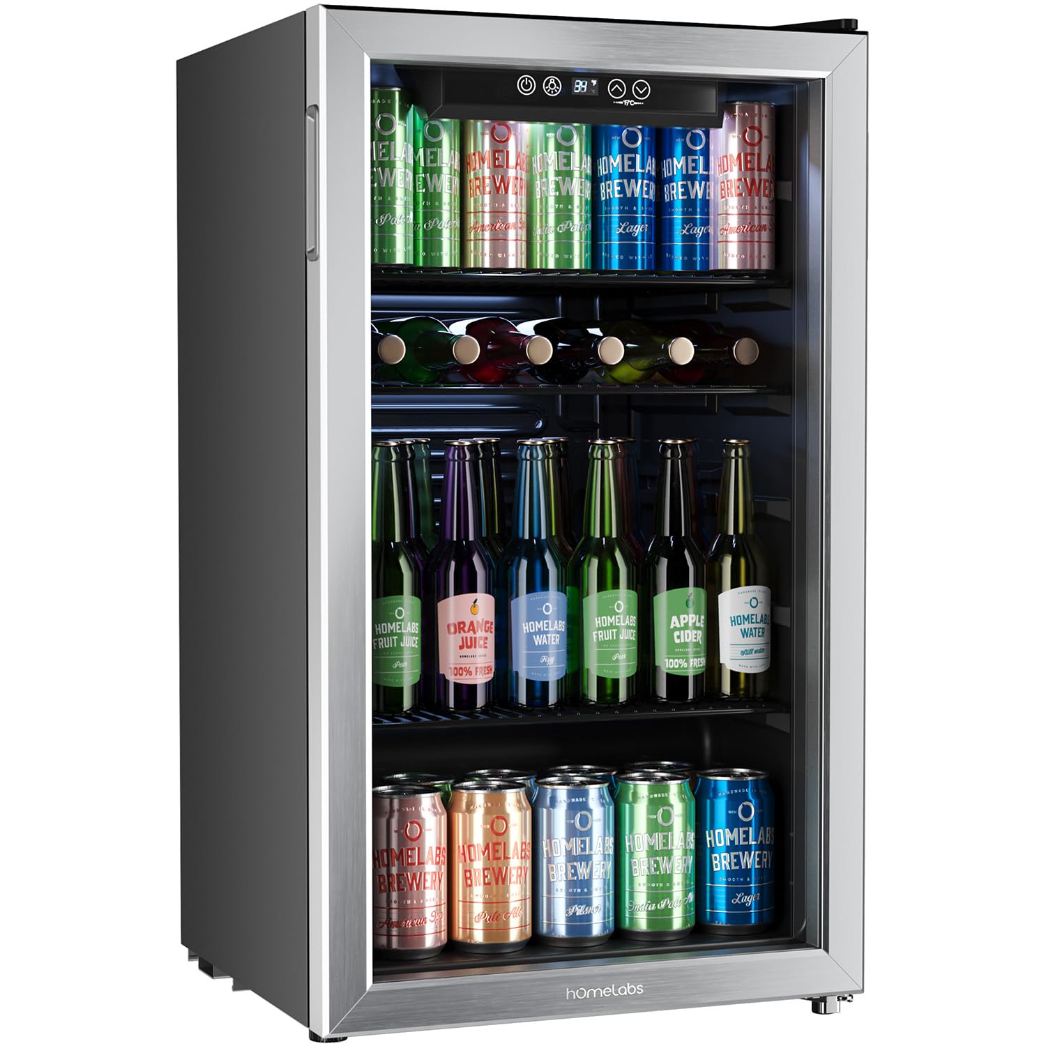 Beverage Refrigerator & Cooler - Wine Beer Mini Fridge recension och pris