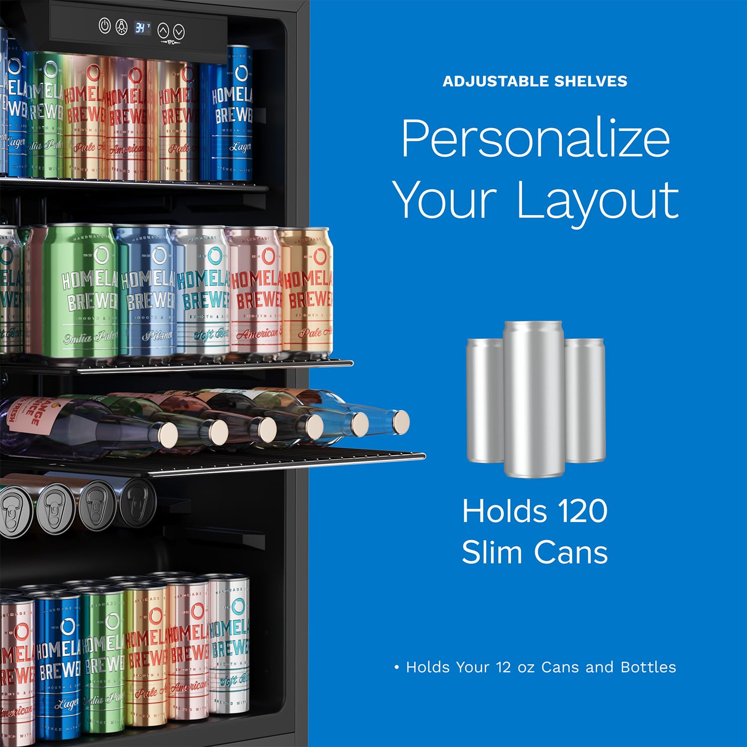 Beverage Refrigerator & Cooler - Wine Beer Mini Fridge recension och pris