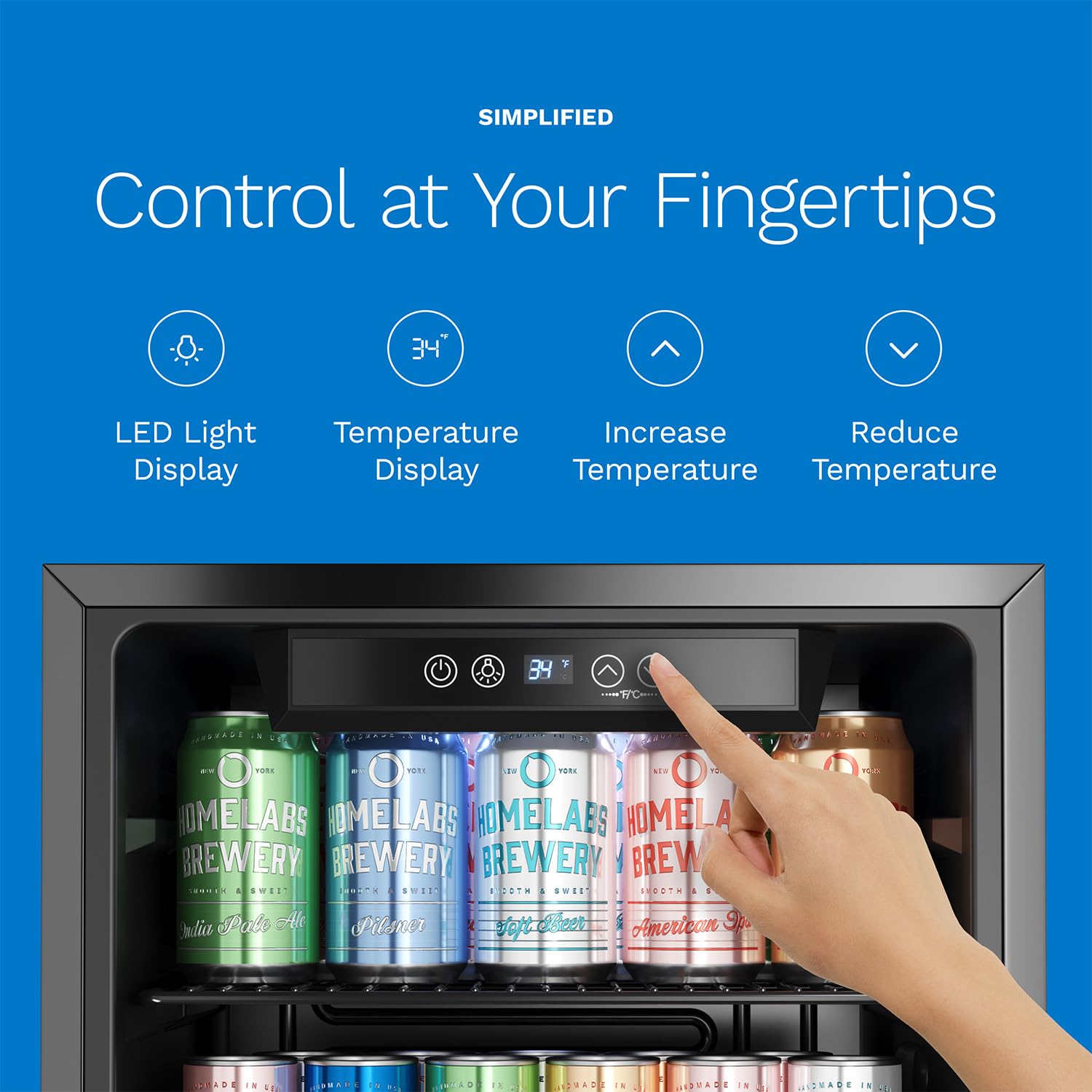Beverage Refrigerator & Cooler - Wine Beer Mini Fridge recension och pris
