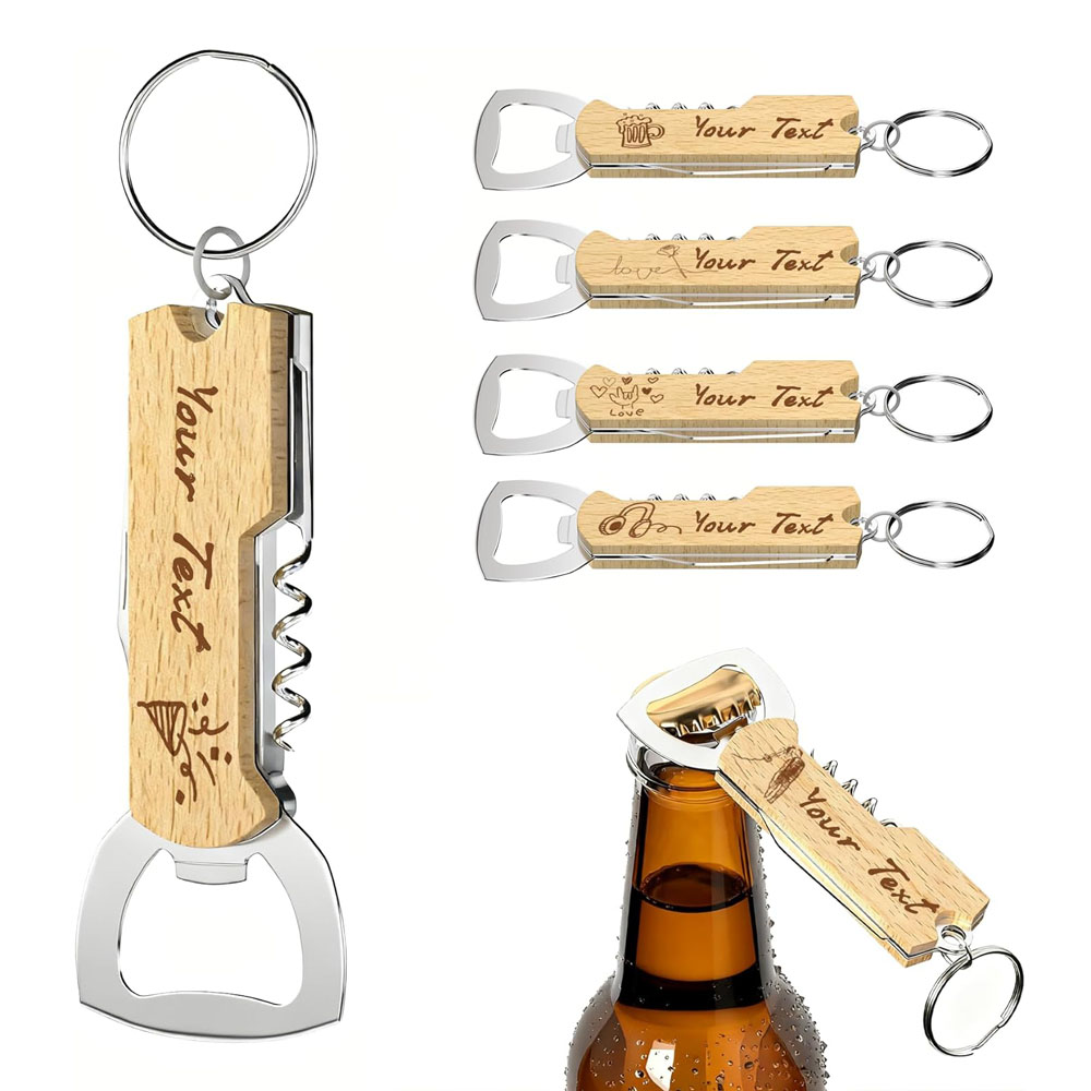 Custom Engraved Logo Bottle Op - Wine Beer Opener recension och pris