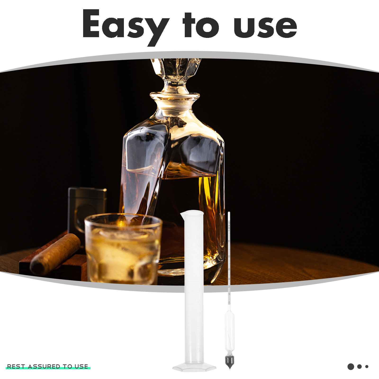 1Set Professional Alcohol Mete - Wine Beer And Cider recension och pris