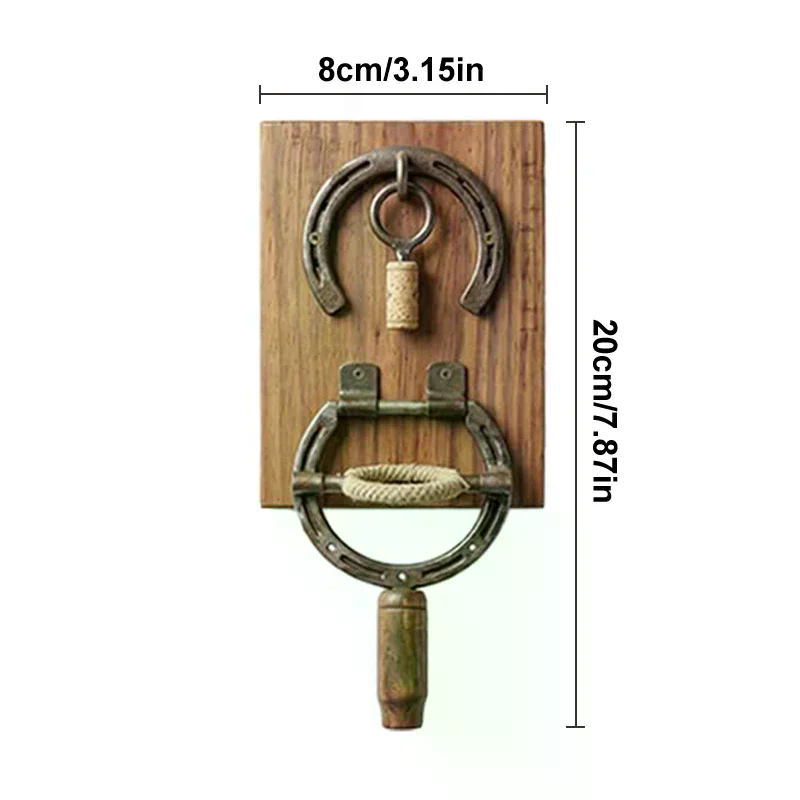 Kitchen Rustic Horseshoe Wine  - Wine Beer Opener recension och pris