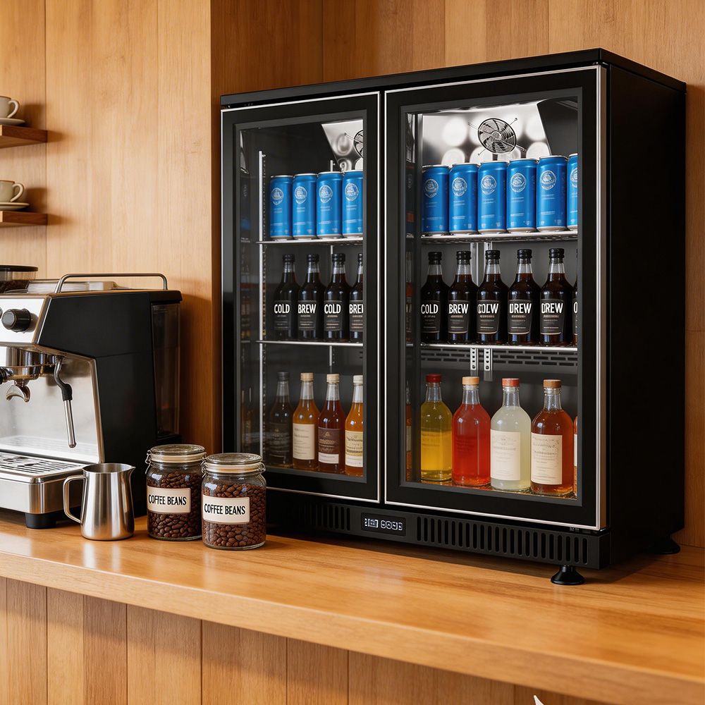 CE/RoHS 2 Door Bar Fridge 200L - Wine Beer Mini Fridge recension och pris