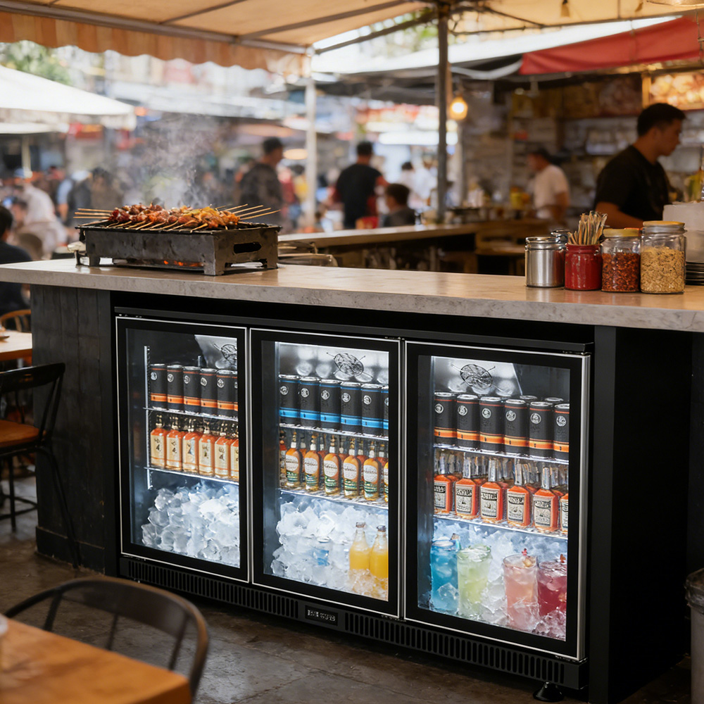 CE/RoHS 2 Door Bar Fridge 200L - Wine Beer Mini Fridge recension och pris
