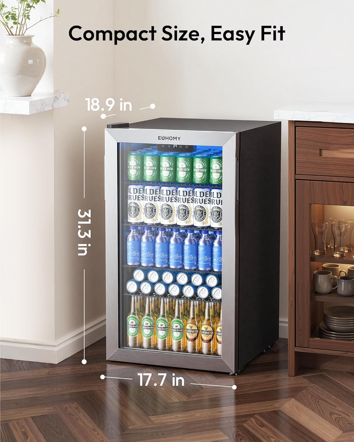 Mini Fridge 130 Can Beverage R - Wine Beer Mini Fridge recension och pris