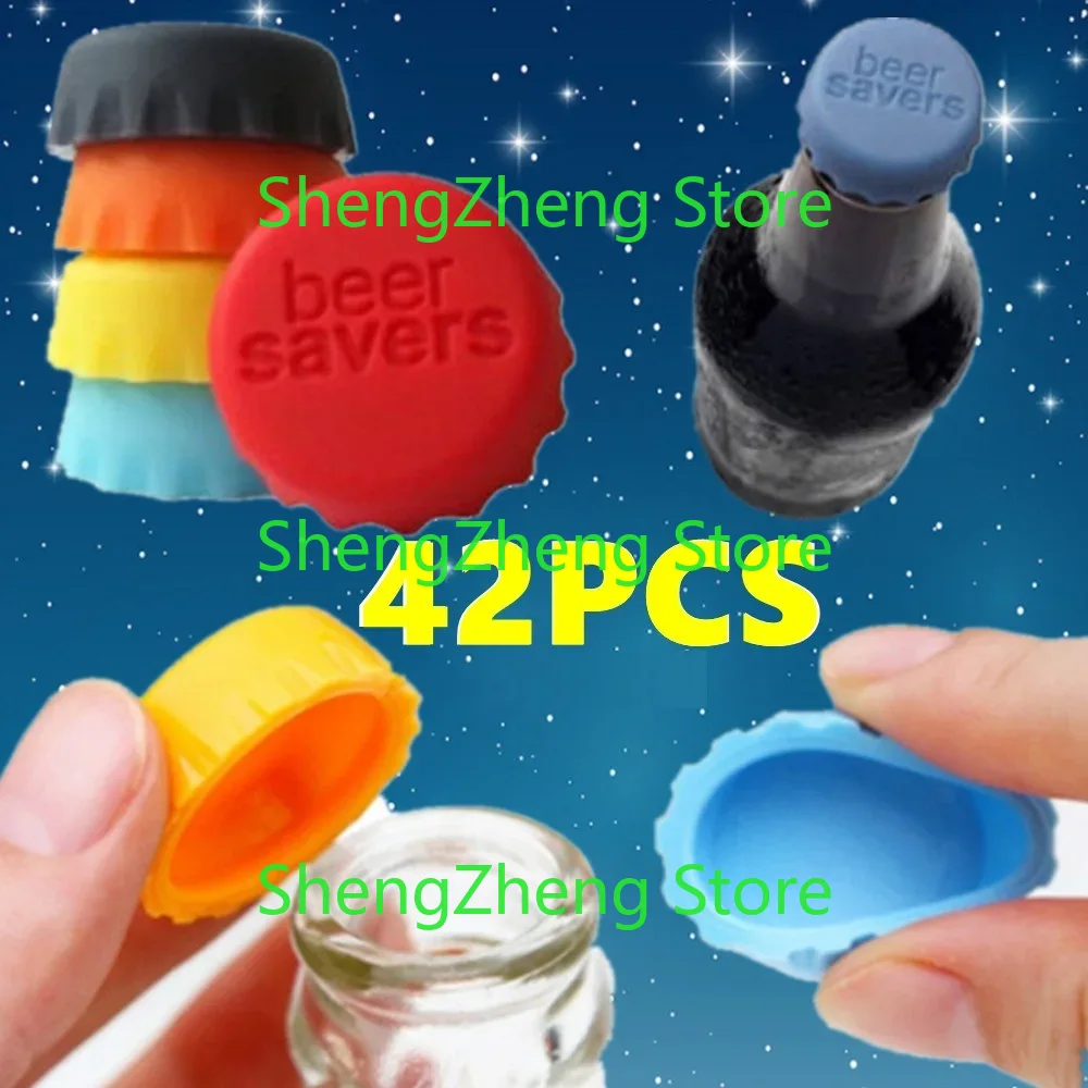 42Pcs Reusable Mix-colored Sil - Wine Mix With Beer recension och pris